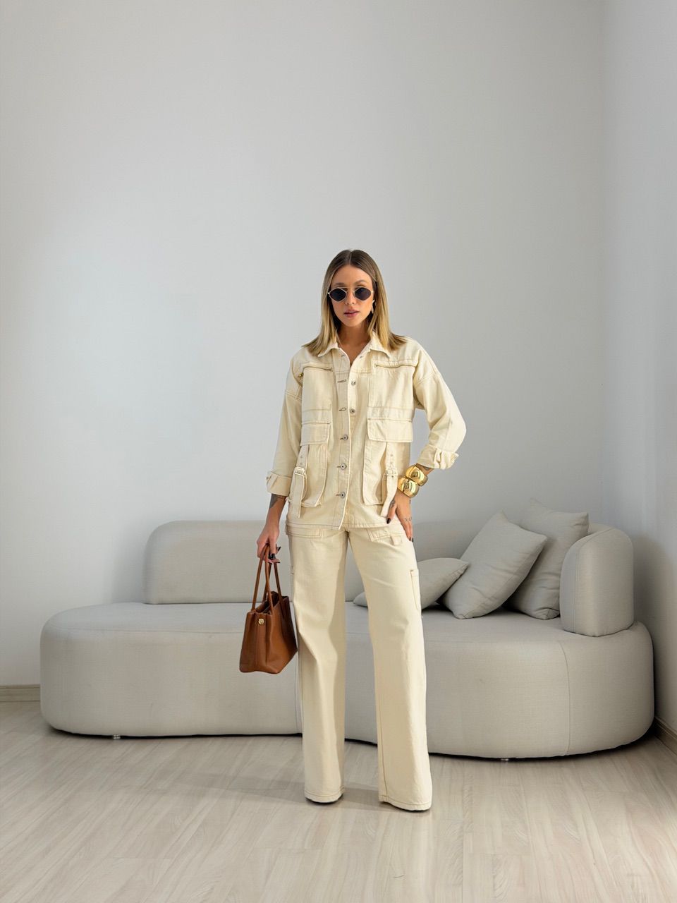 CALÇA LILIAN JEANS CRU