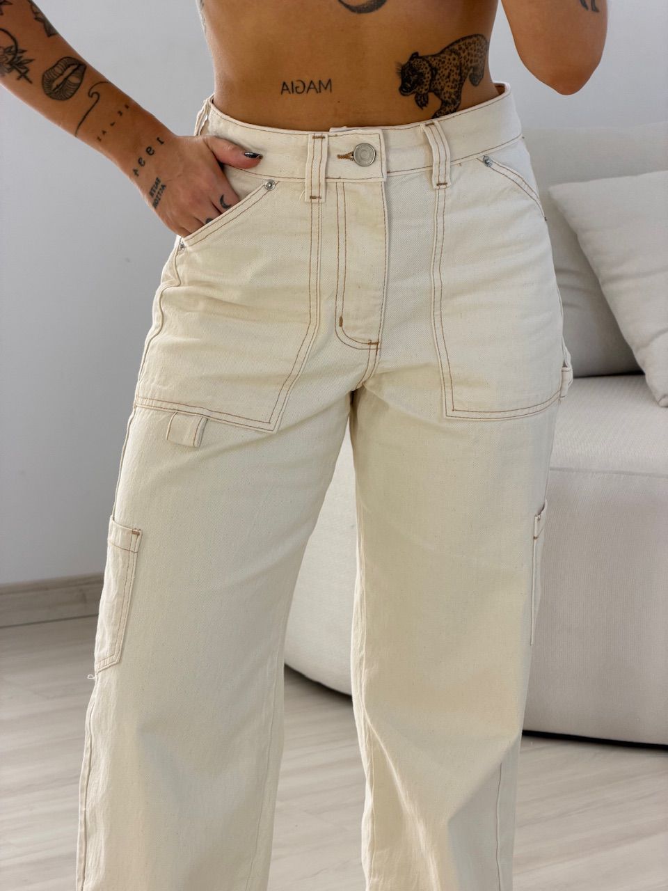 CALÇA LILIAN JEANS CRU
