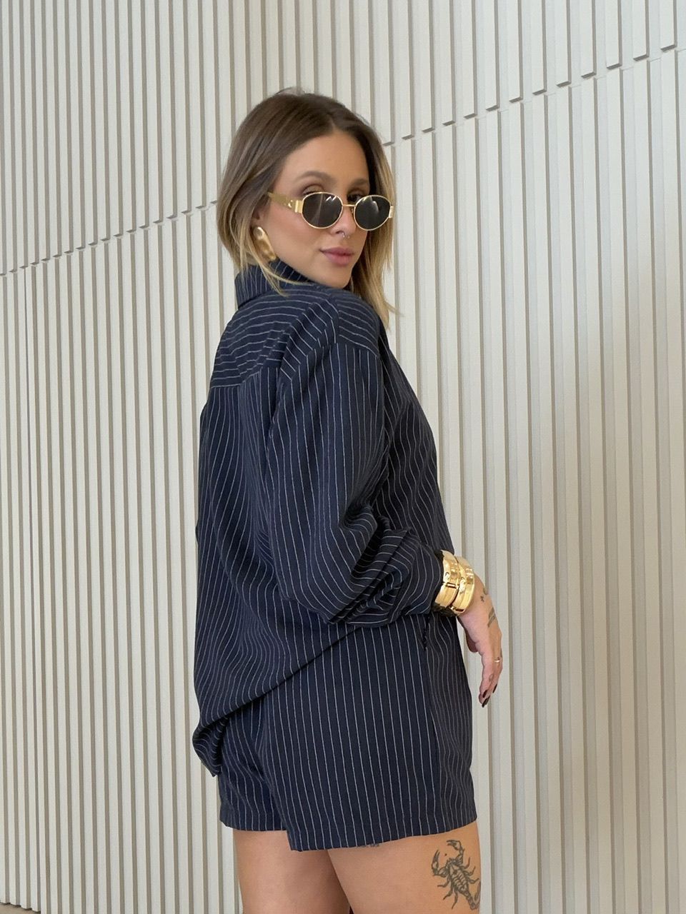 CONJUNTO ALESSANDRA RISCA DE GIZ MARINHO