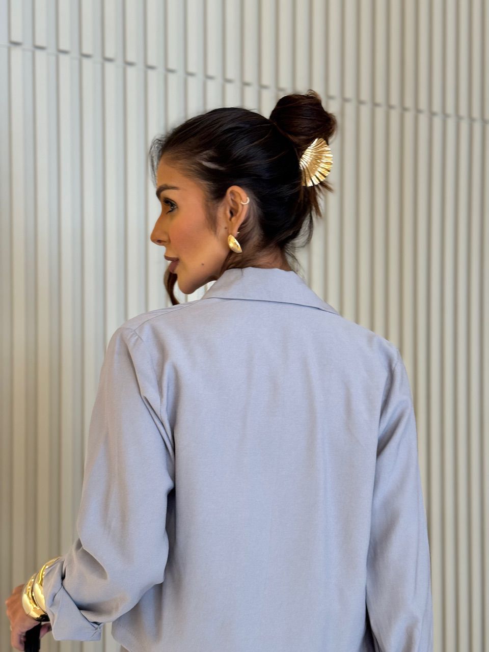 CONJUNTO NADY SAIA CINZA