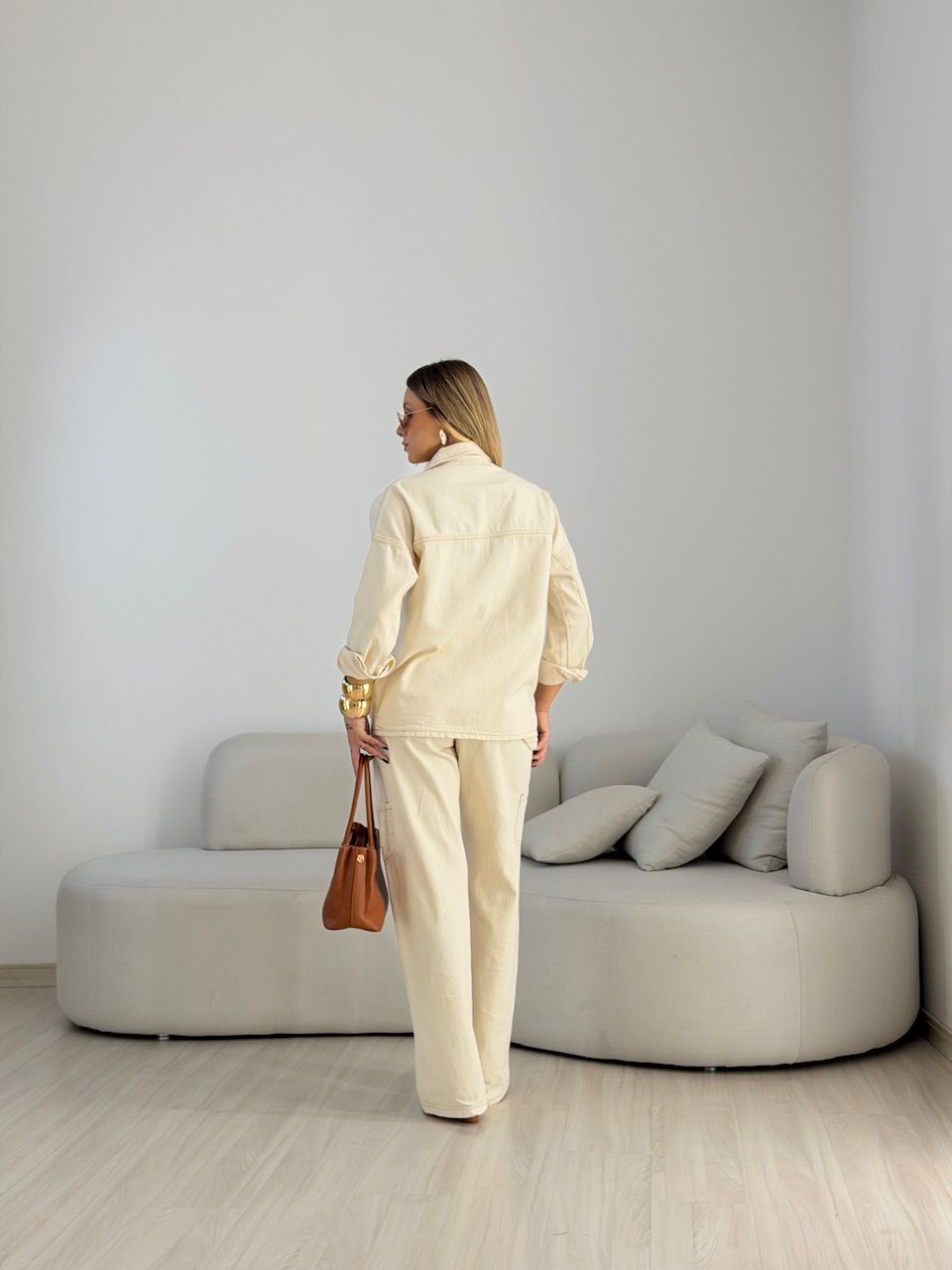 JAQUETA ISABEL JEANS CRU