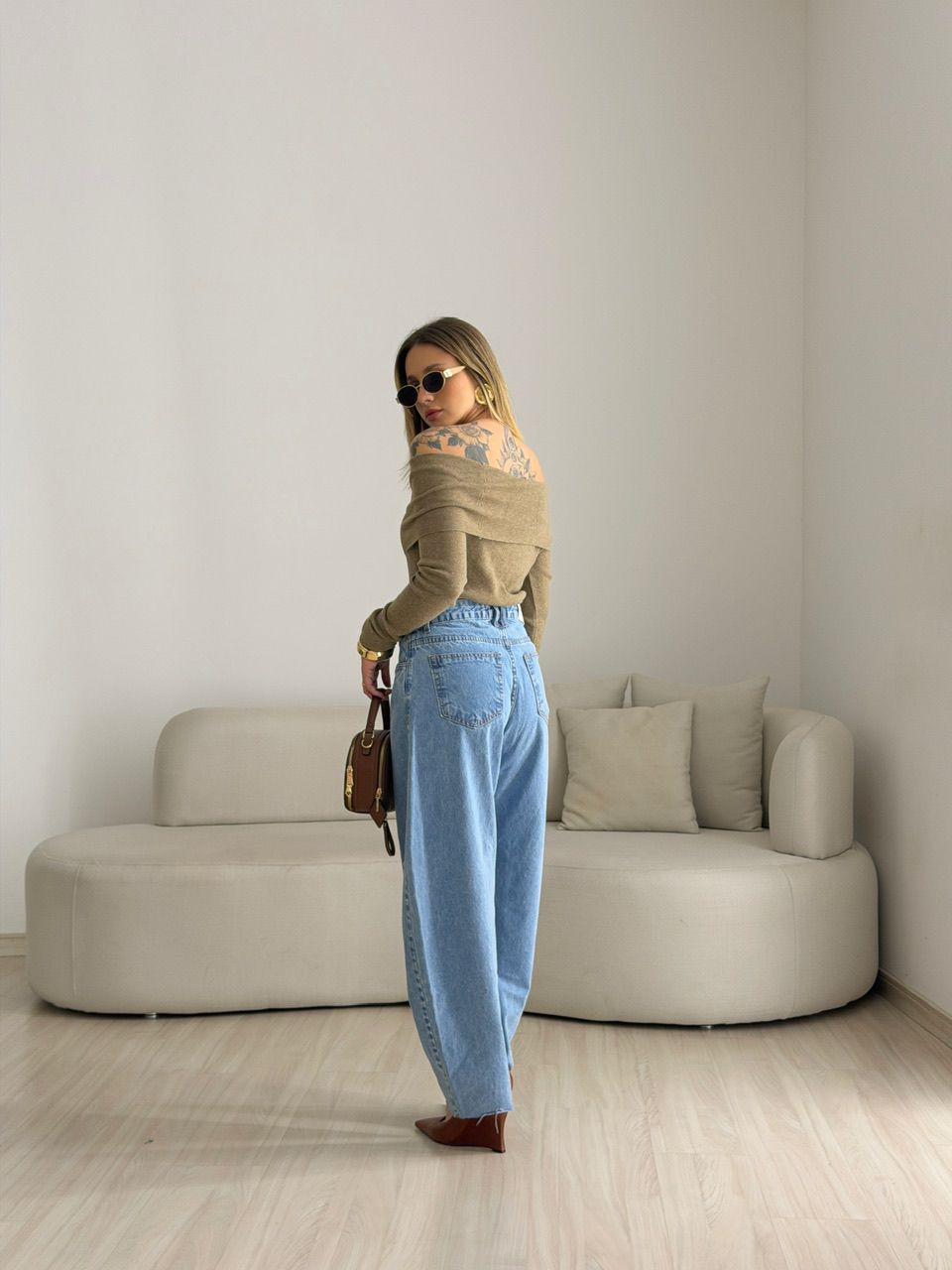 BLUSA ANA VITÓRIA OMBRO A OMBRO NUDE