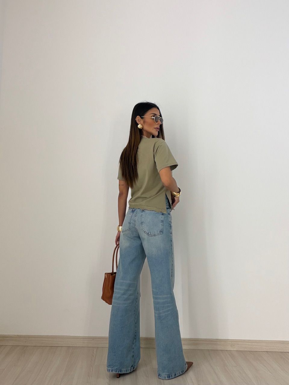 T-SHIRT MARINA RENDA CAQUI