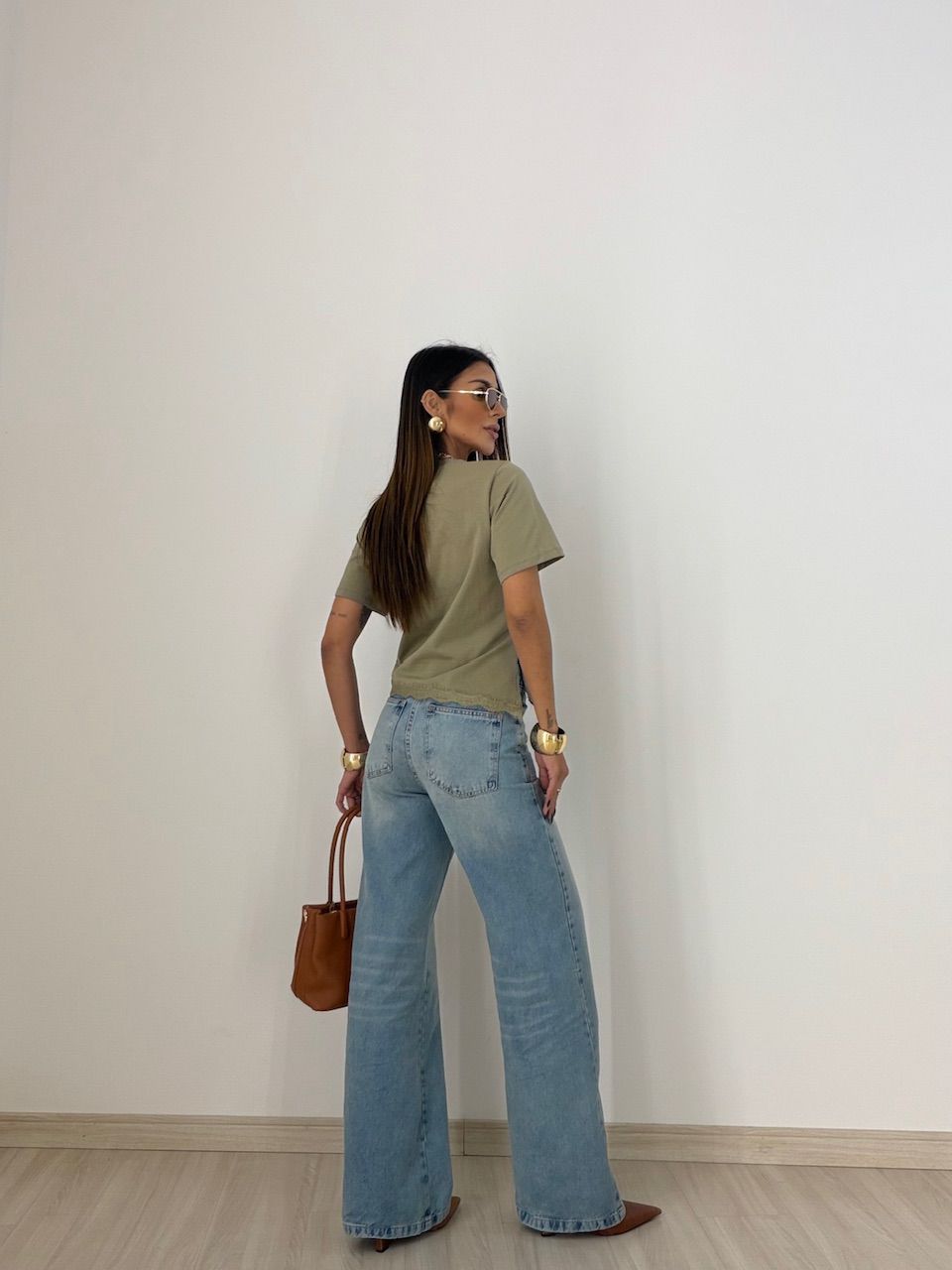 T-SHIRT MARINA RENDA CAQUI