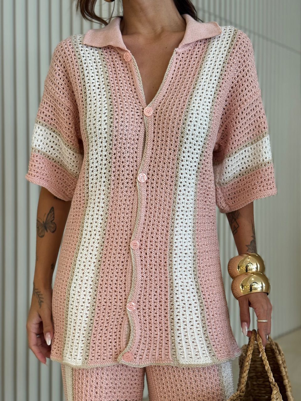 CONJUNTO LUMA TRICOT BABY PINK