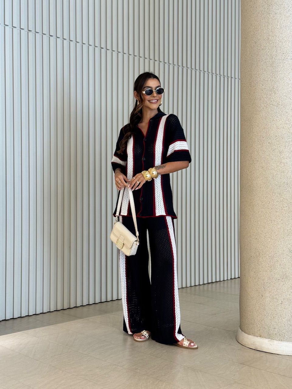 CONJUNTO LUMA TRICOT marinho