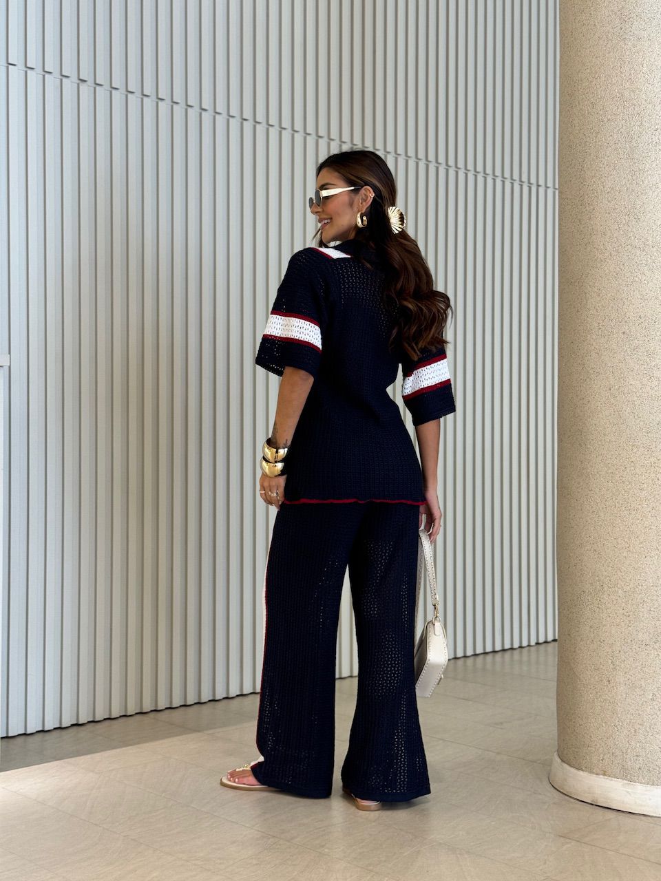 CONJUNTO LUMA TRICOT marinho