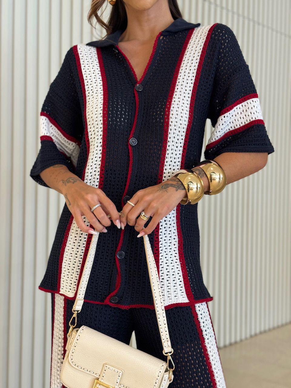 CONJUNTO LUMA TRICOT marinho