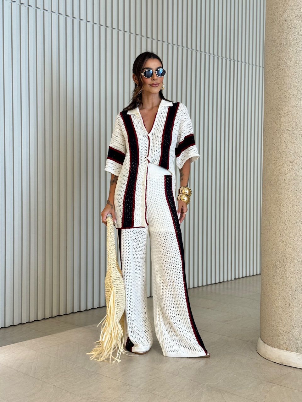 CONJUNTO LUMA TRICOT OFF. - 0070330326 - CAROLLA FERRARO