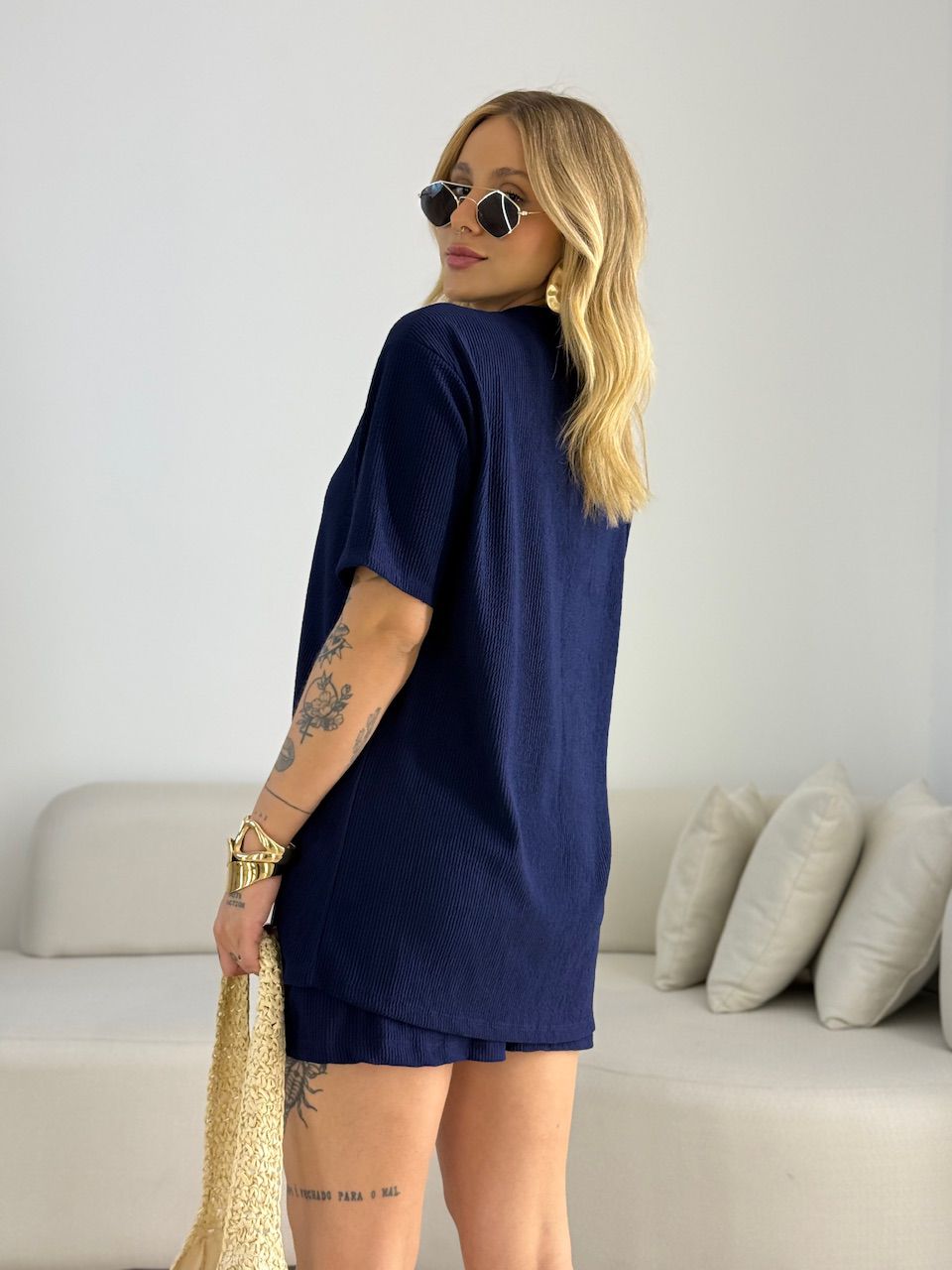 CONJUNTO LEAH CANELADO MARINHO