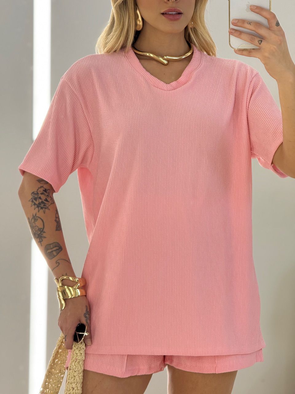 CONJUNTO LEAH CANELADO ROSA