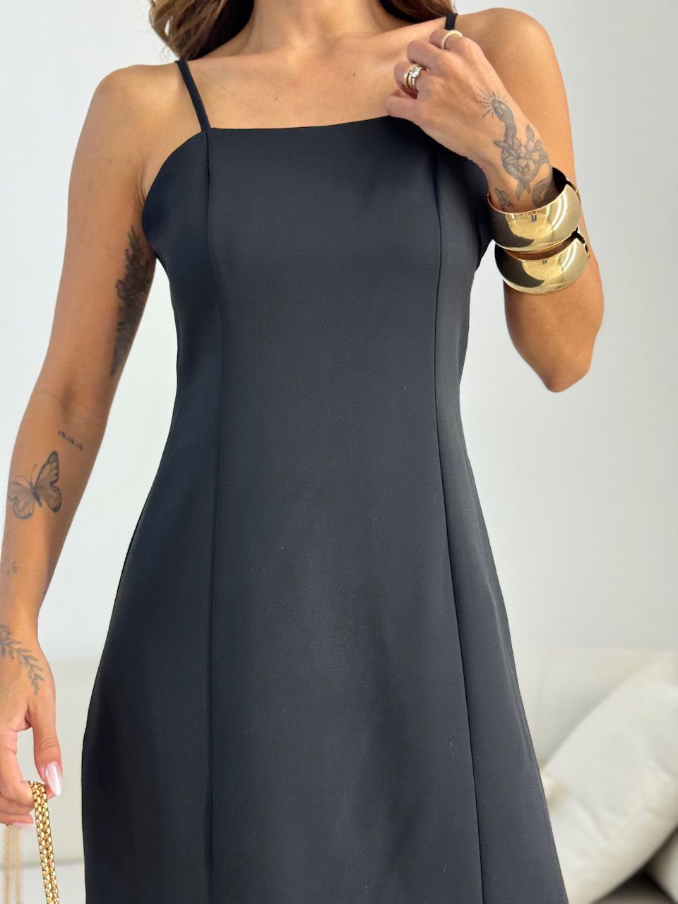 VESTIDO MARIA CLARA BÁSICO PRETO