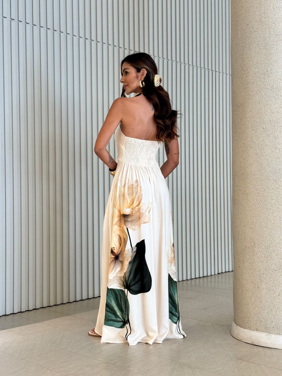 VESTIDO PAULA TOMARA QUE CAIA MARFIM