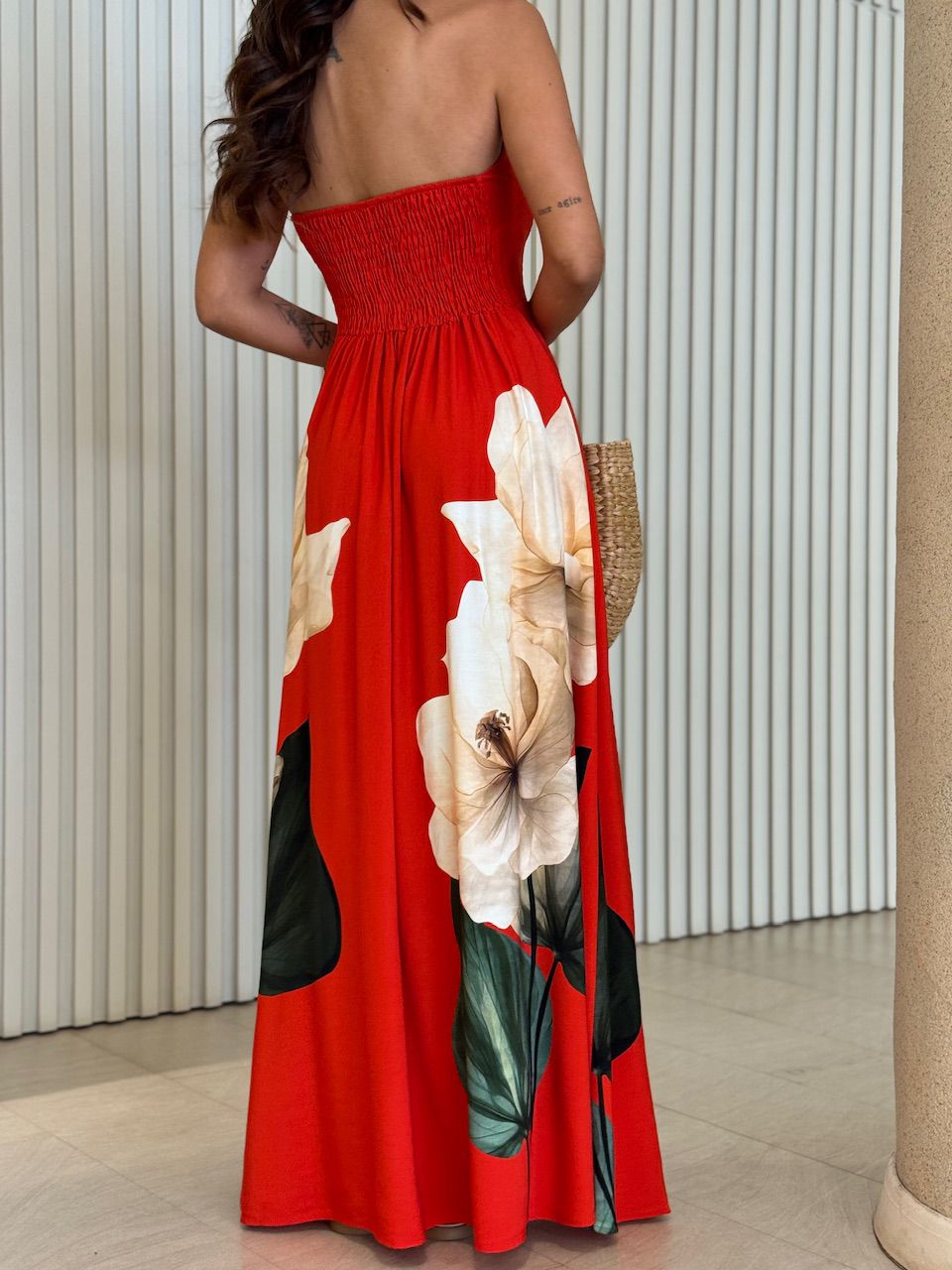 VESTIDO PAULA TOMARA QUE CAIA VERMELHO