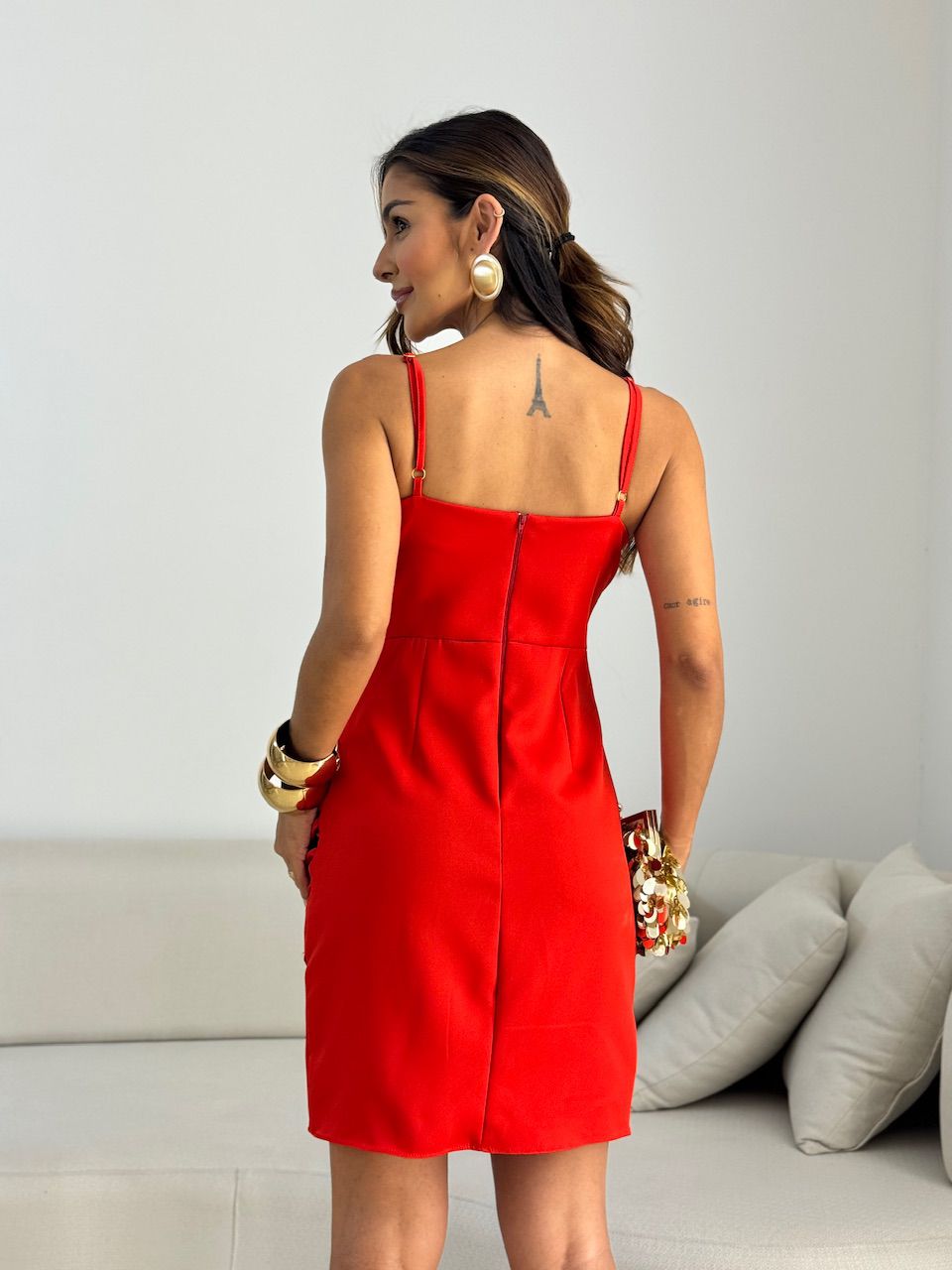 VESTIDO ZOE BÁSICO VERMELHO