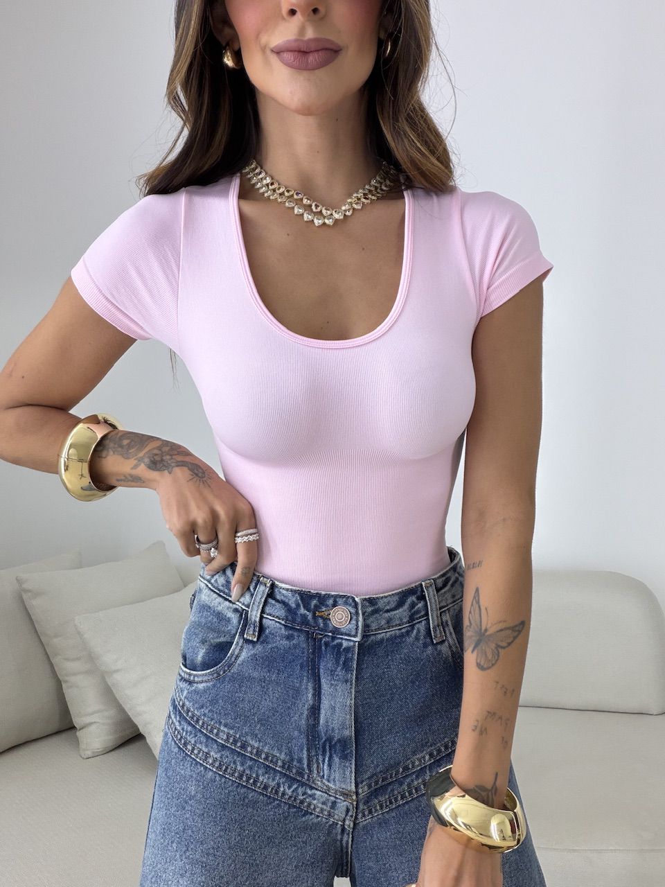 BODY MONIQUE MODELADOR ROSA