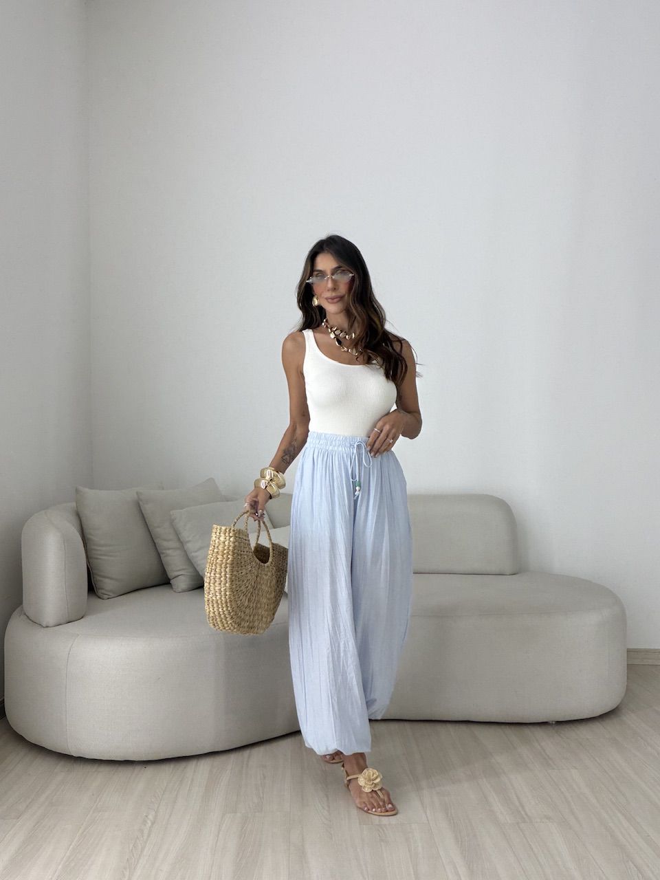 CALÇA MIRELA ALADIM AZUL