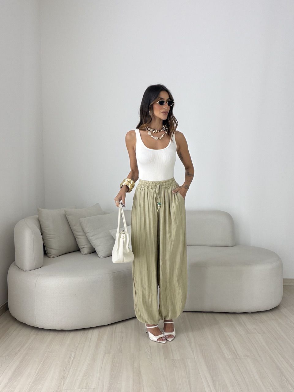 CALÇA MIRELA ALADIM CAQUI