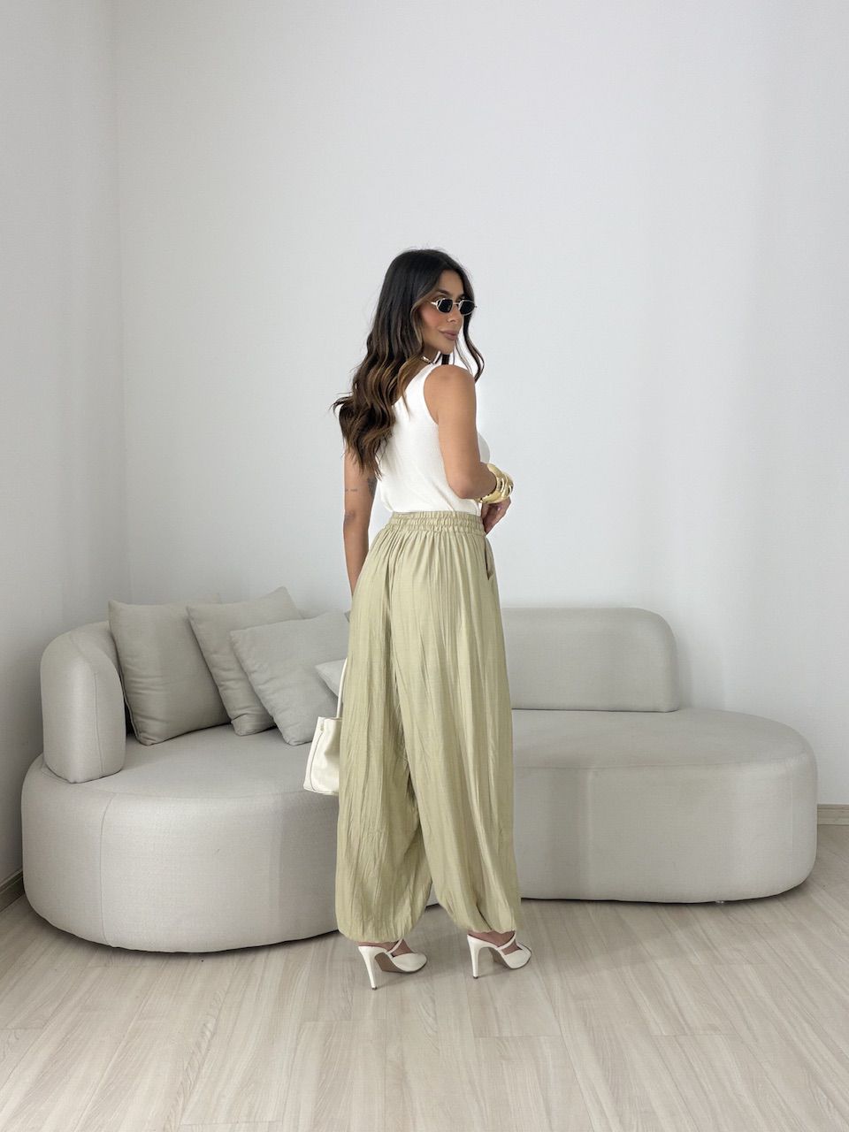 CALÇA MIRELA ALADIM CAQUI