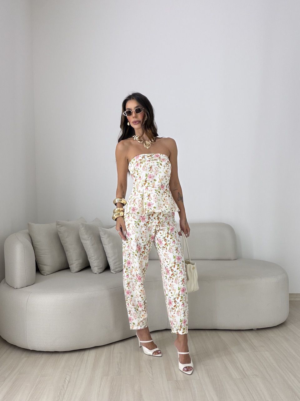 CONJUNTO SUSAN FLORAL OFF