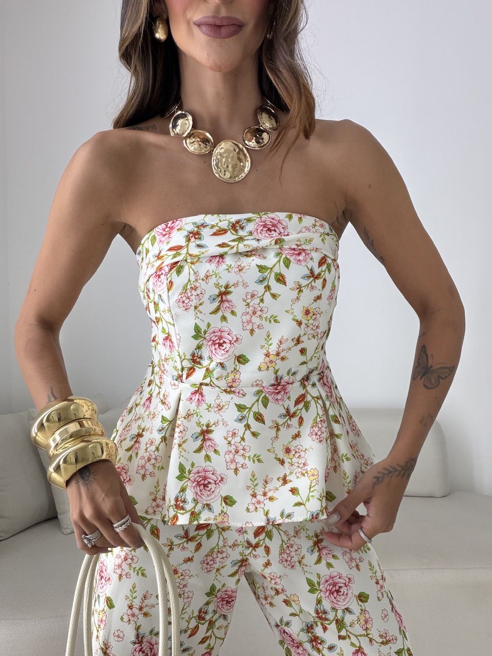 CONJUNTO SUSAN FLORAL OFF