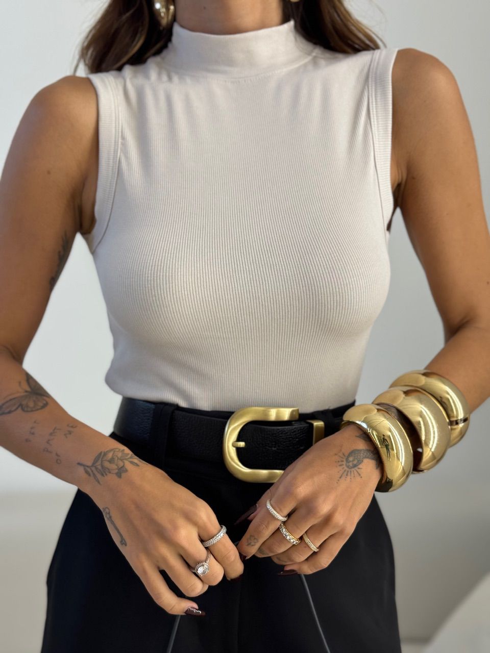 BLUSA FÁTIMA CAVADA GELO