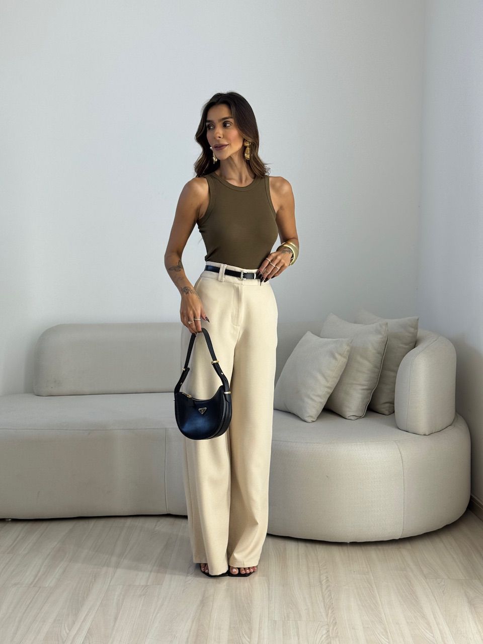 CALÇA ELIANA CINTO AREIA