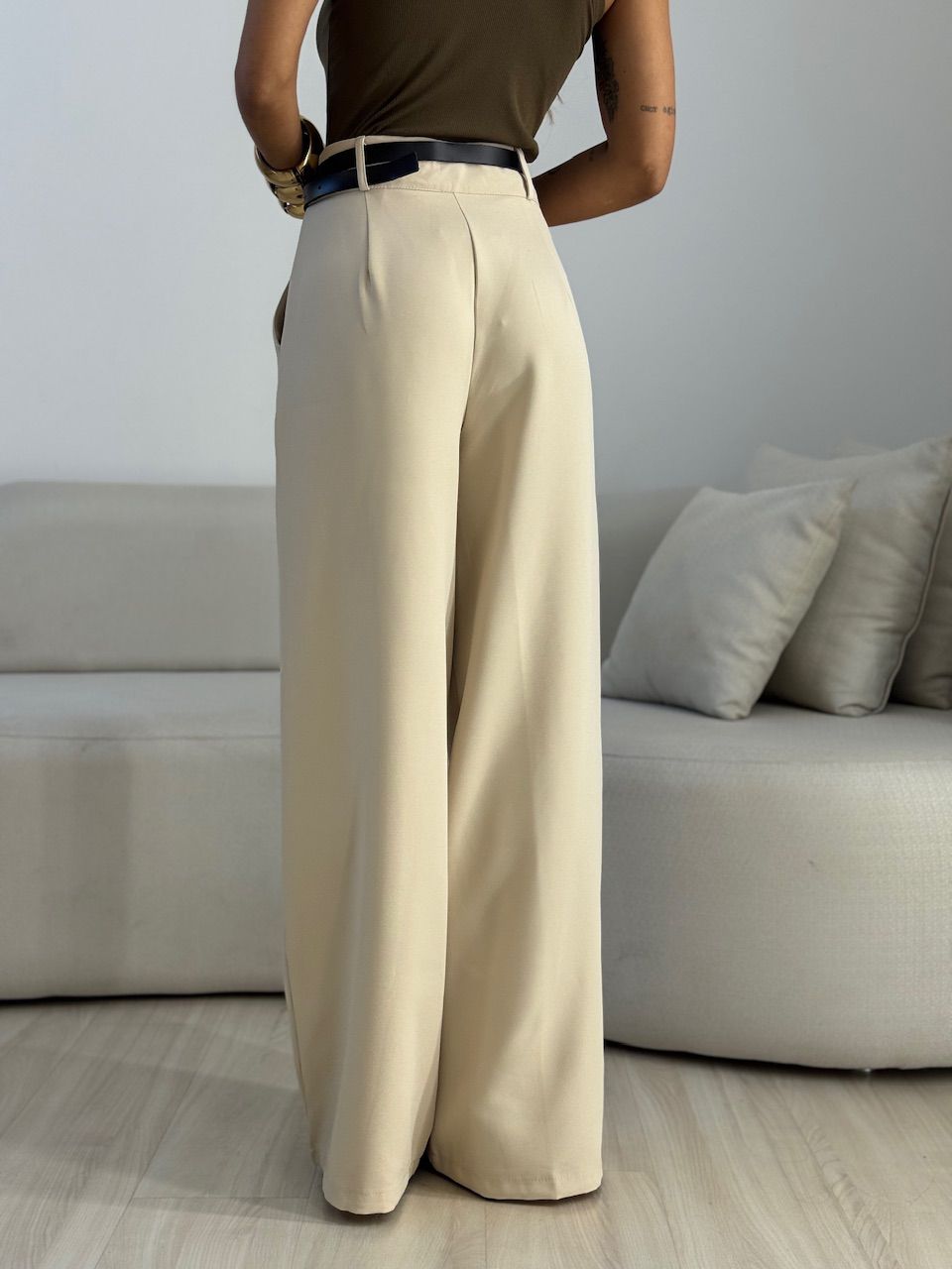 CALÇA ELIANA CINTO AREIA