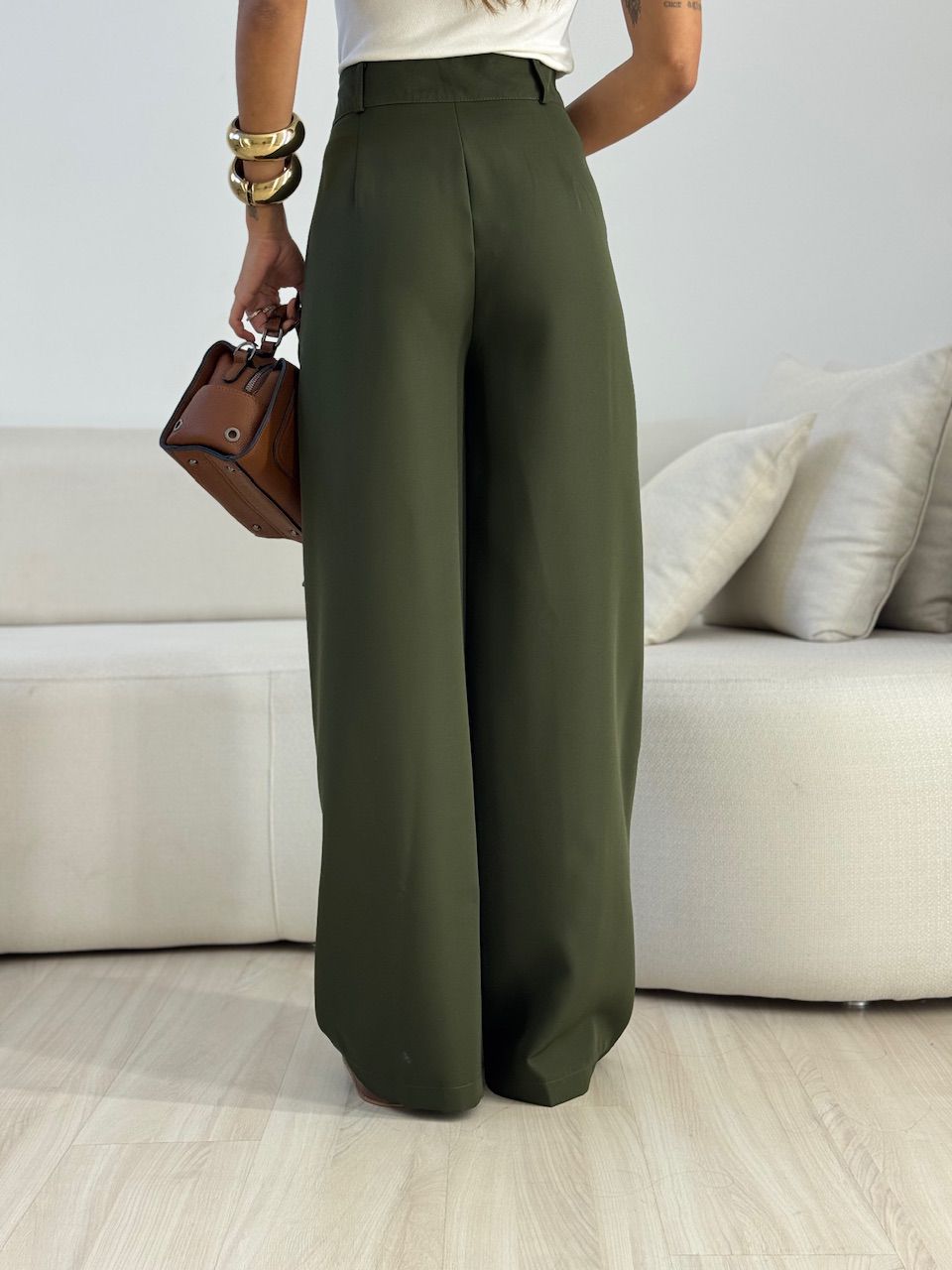 CALÇA ELIANA CINTO VERDE