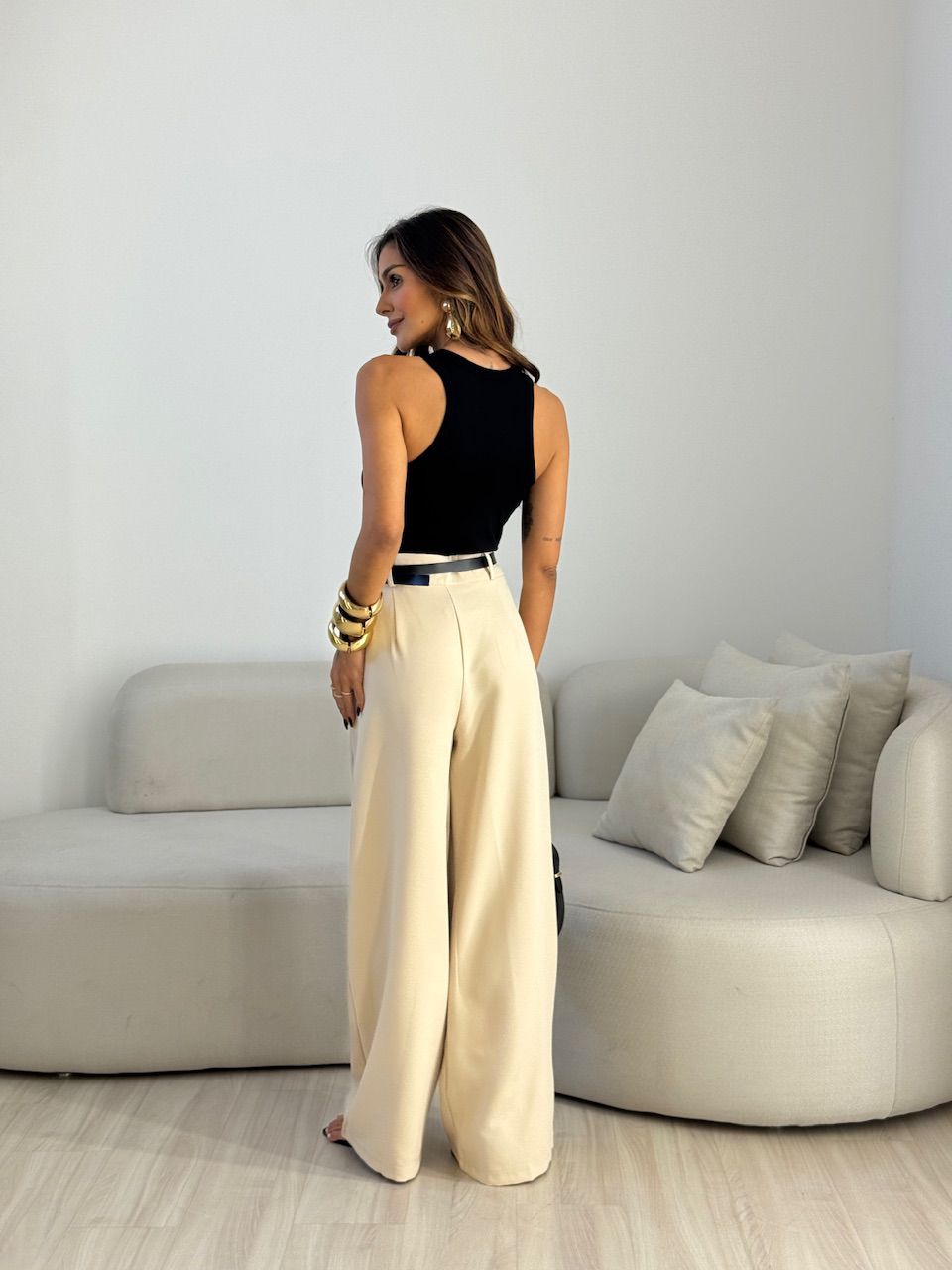 CROPPED PIETRA CAVADO PRETO