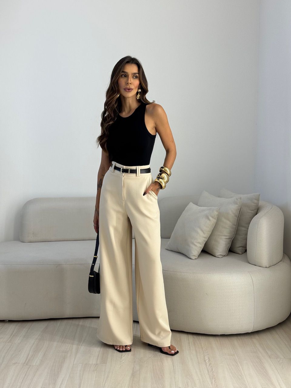 CROPPED PIETRA CAVADO PRETO