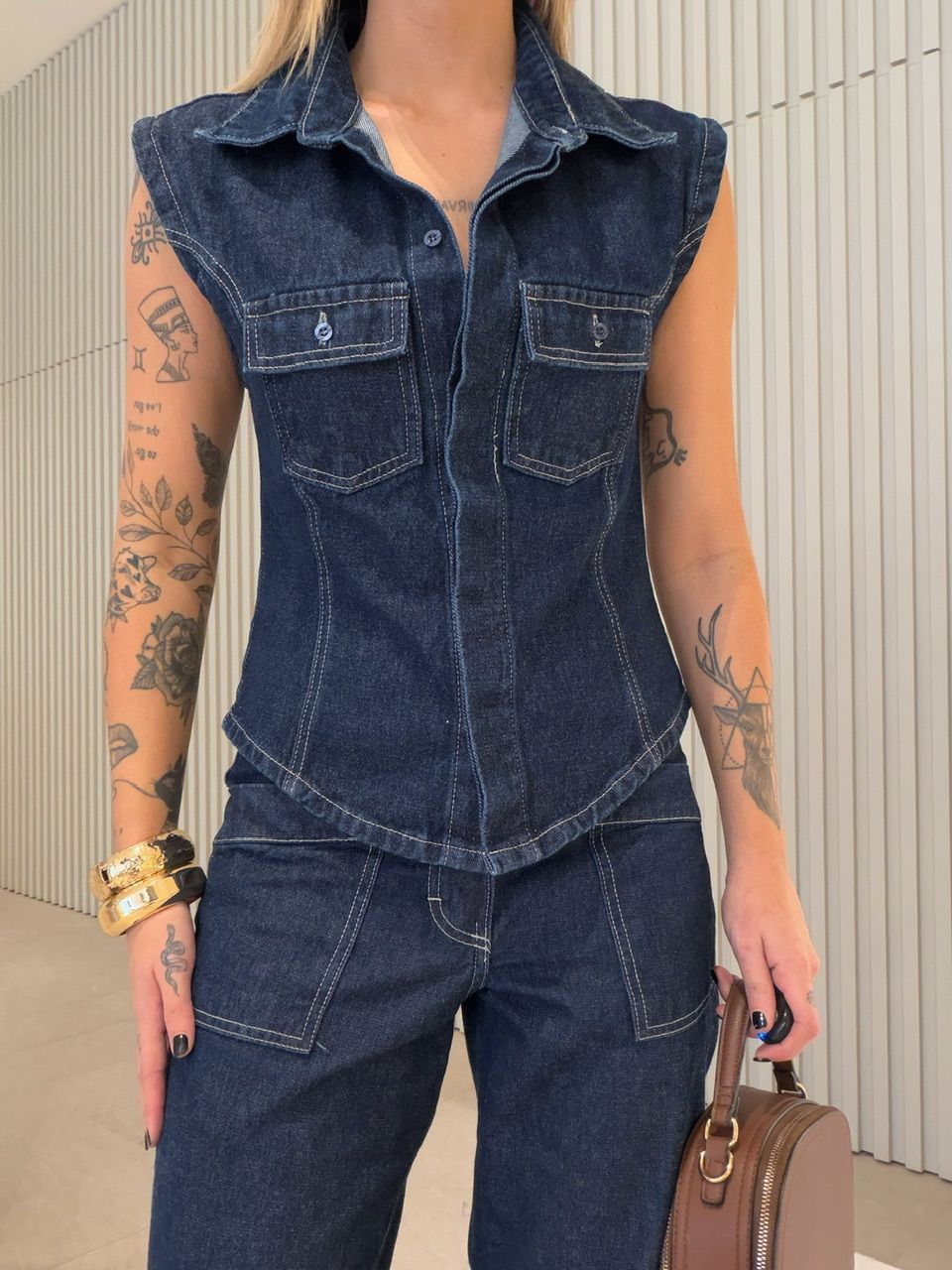 COLETE MARIA LAURA CAVADO JEANS MÉDIO