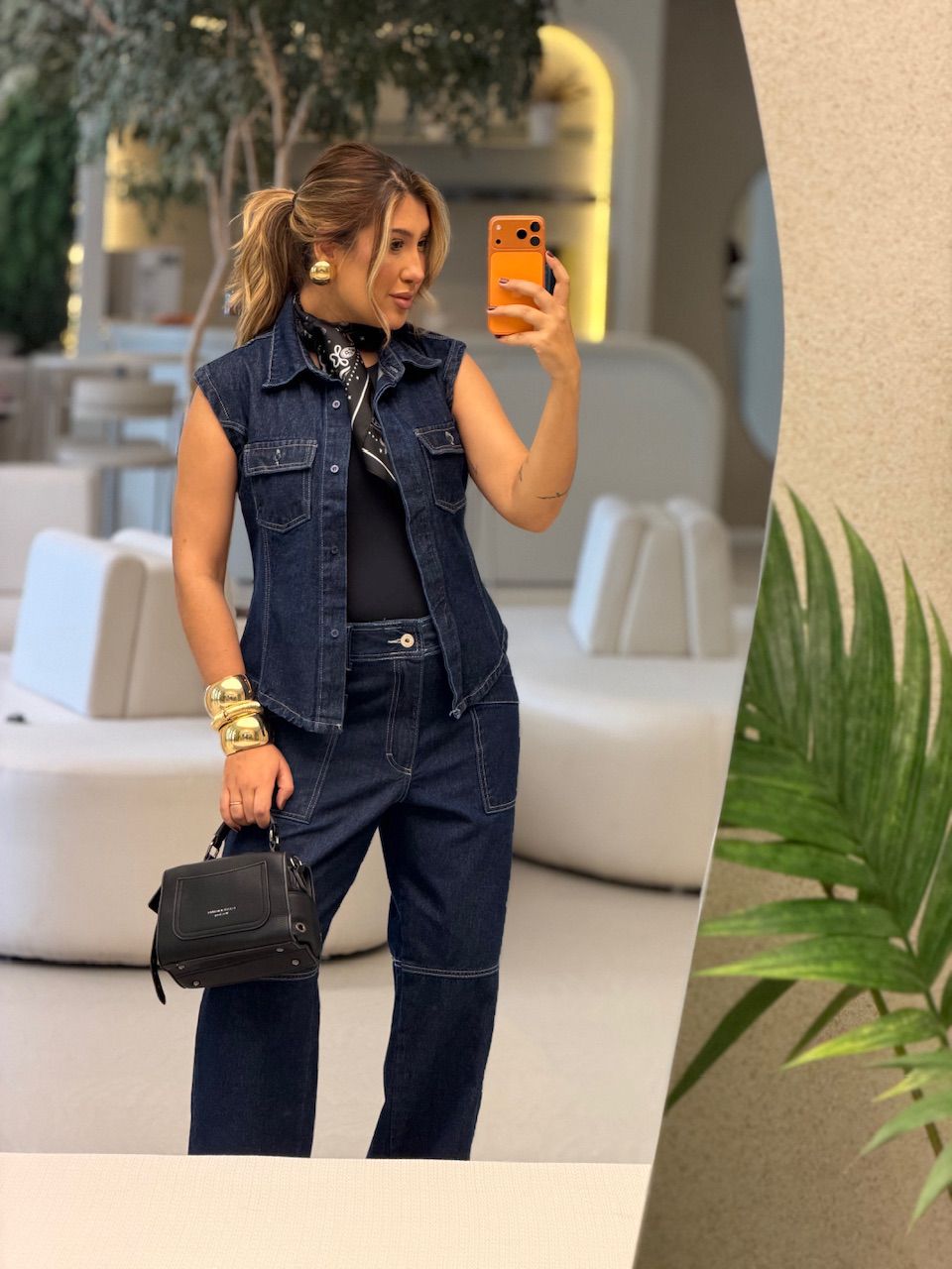 COLETE MARIA LAURA CAVADO JEANS MÉDIO