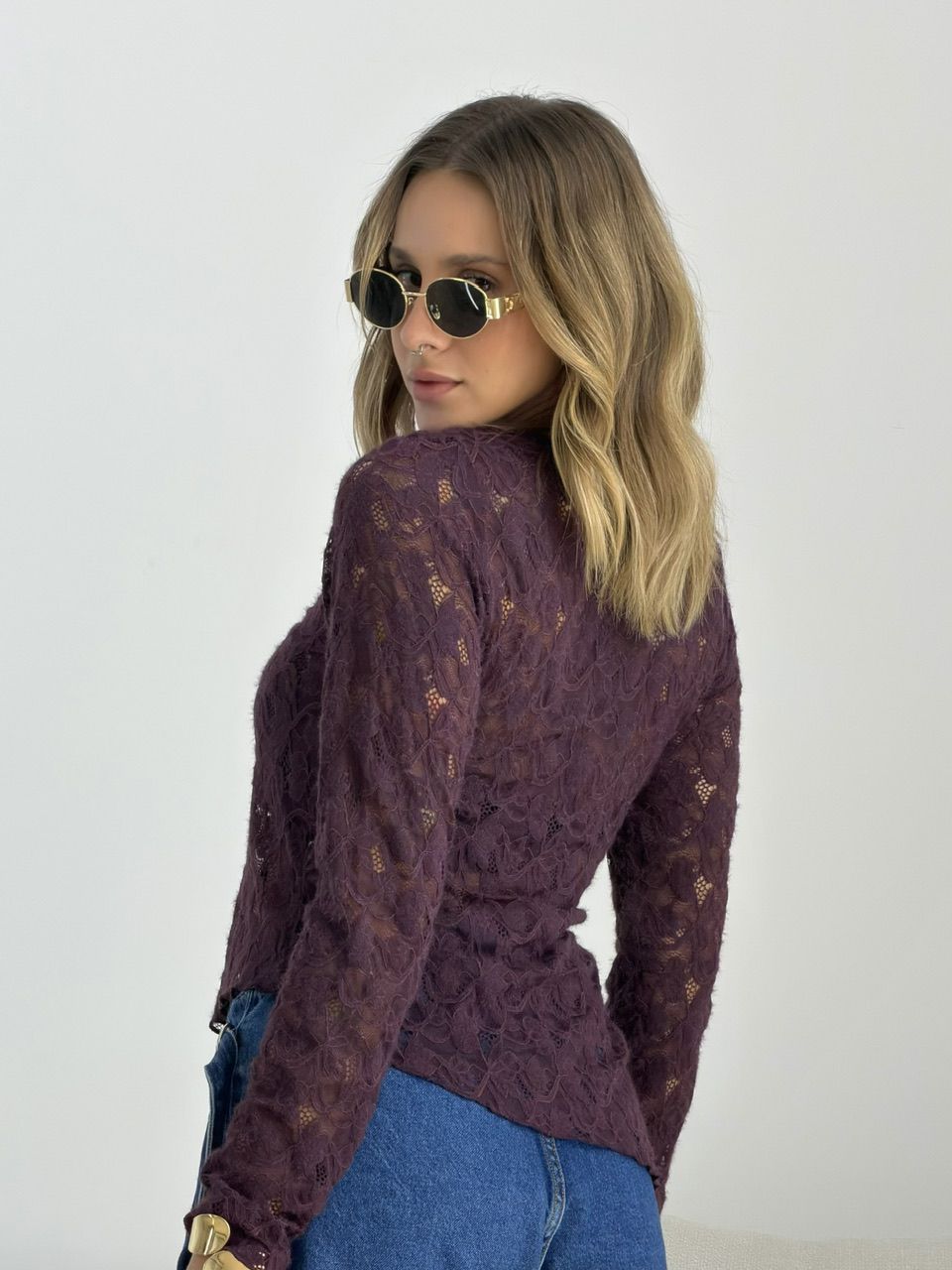 BLUSA JOANA RENDA UVA