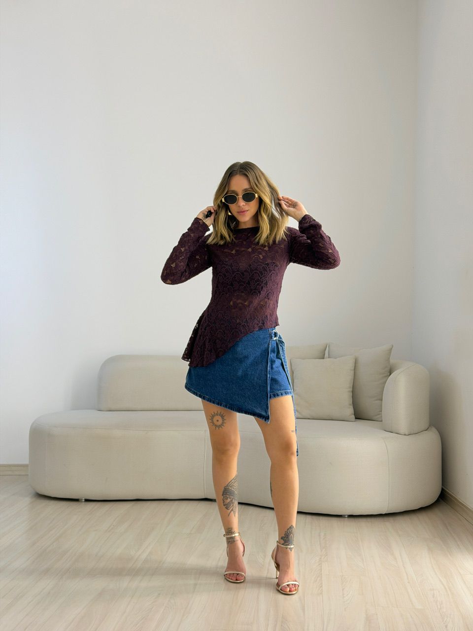 BLUSA JOANA RENDA UVA