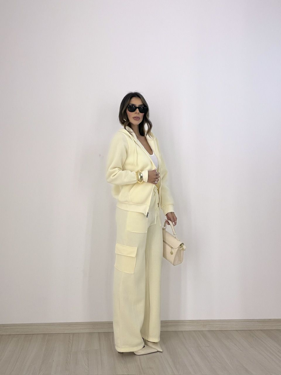 CONJUNTO ELEONORA MOLETOM YELLOW BUTTER