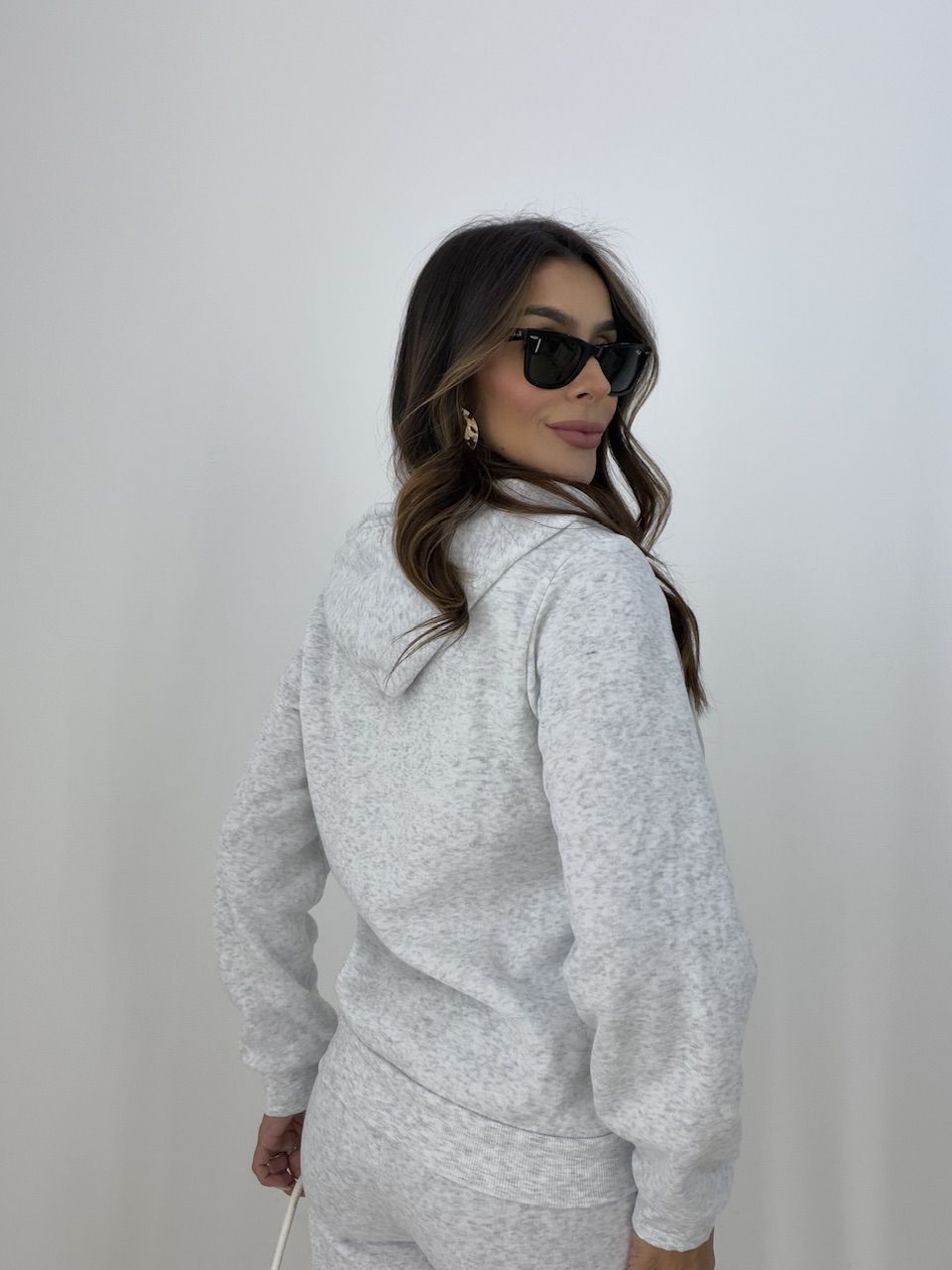 CONJUNTO ELEONORA MOLETOM MESCLA