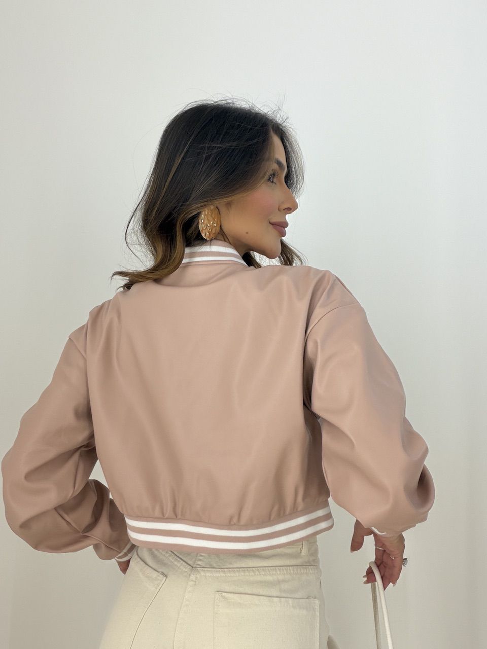 JAQUETA LUDMILA BOTÕES ROSA