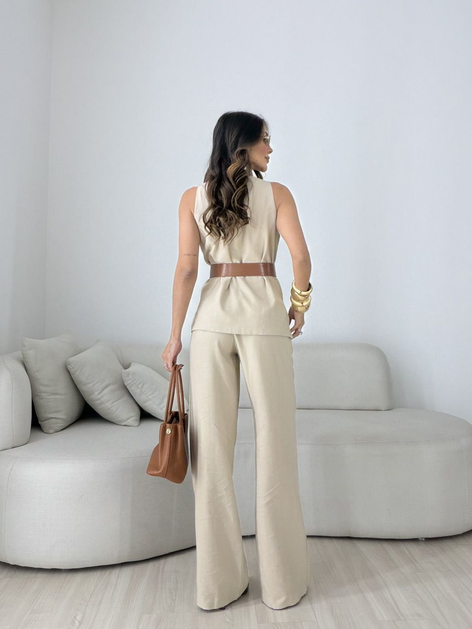 CONJUNTO MARIA PAULA CALÇA AREIA