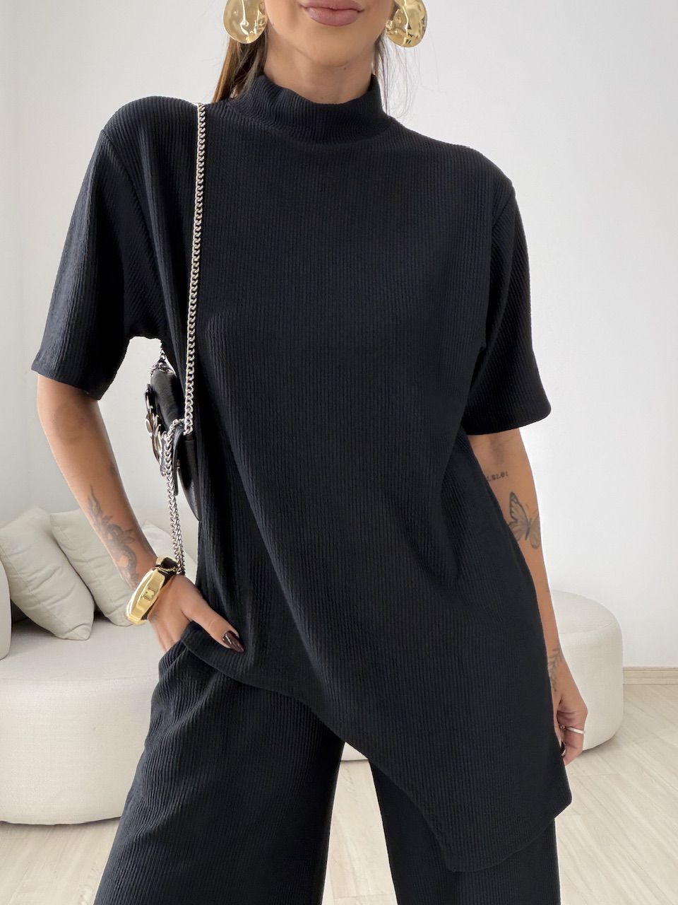 CONJUNTO ZOE ASSIMÉTRICO PRETO
