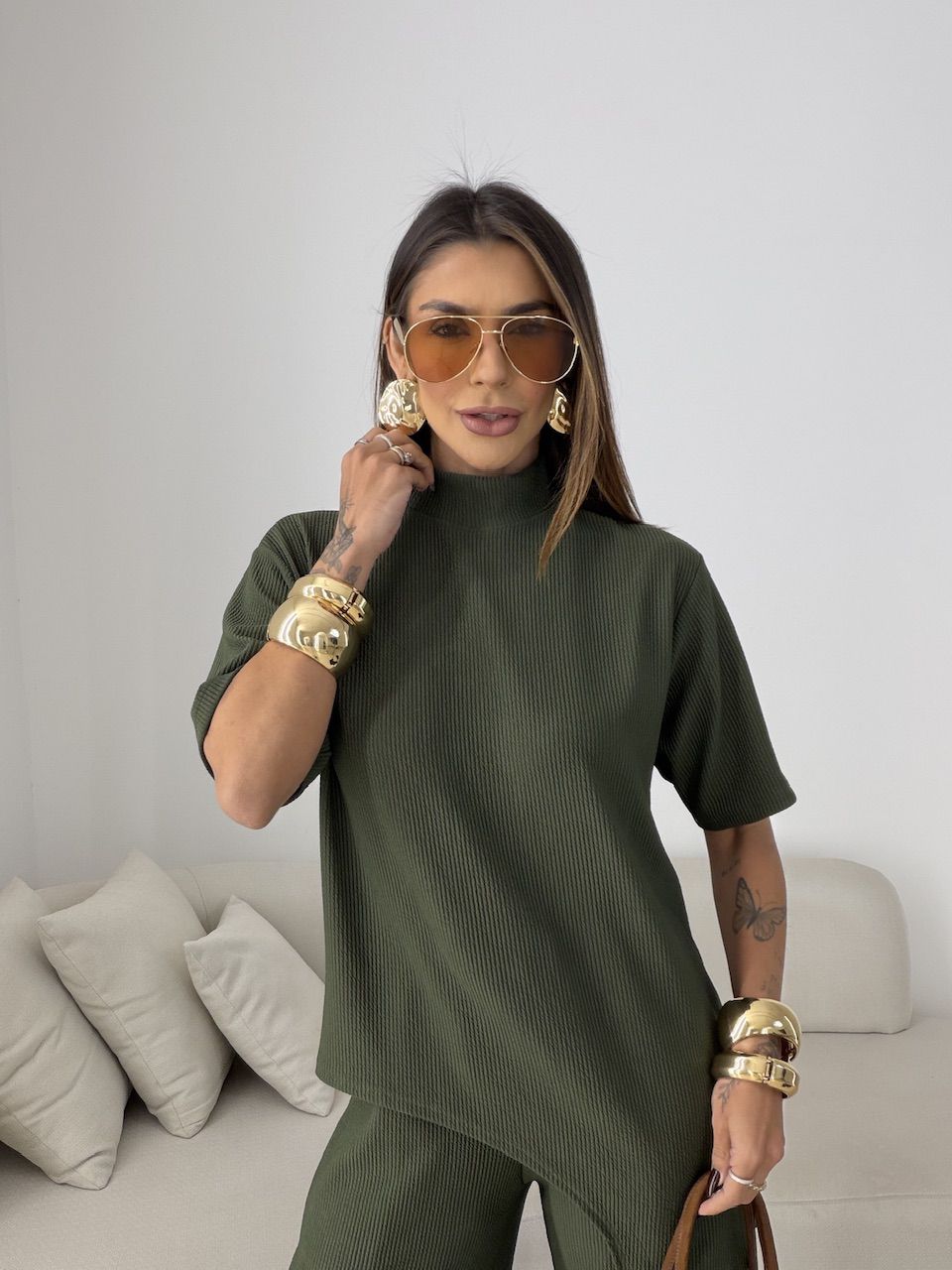 CONJUNTO ZOE ASSIMÉTRICO VERDE