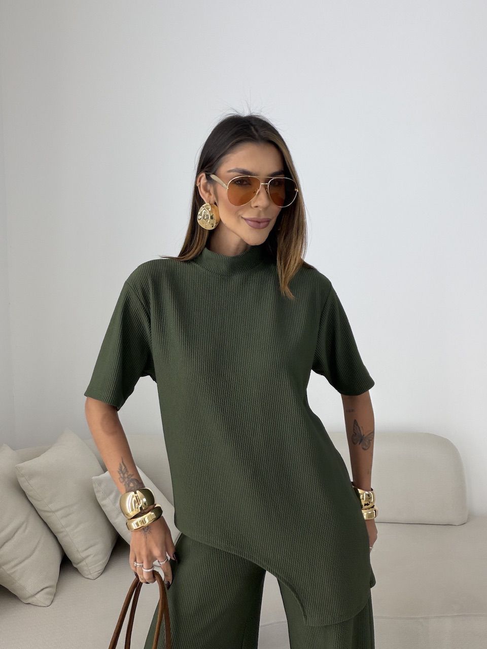 CONJUNTO ZOE ASSIMÉTRICO VERDE