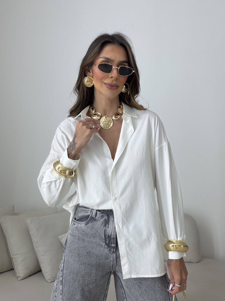 CAMISA ELOÁ OVER OFF