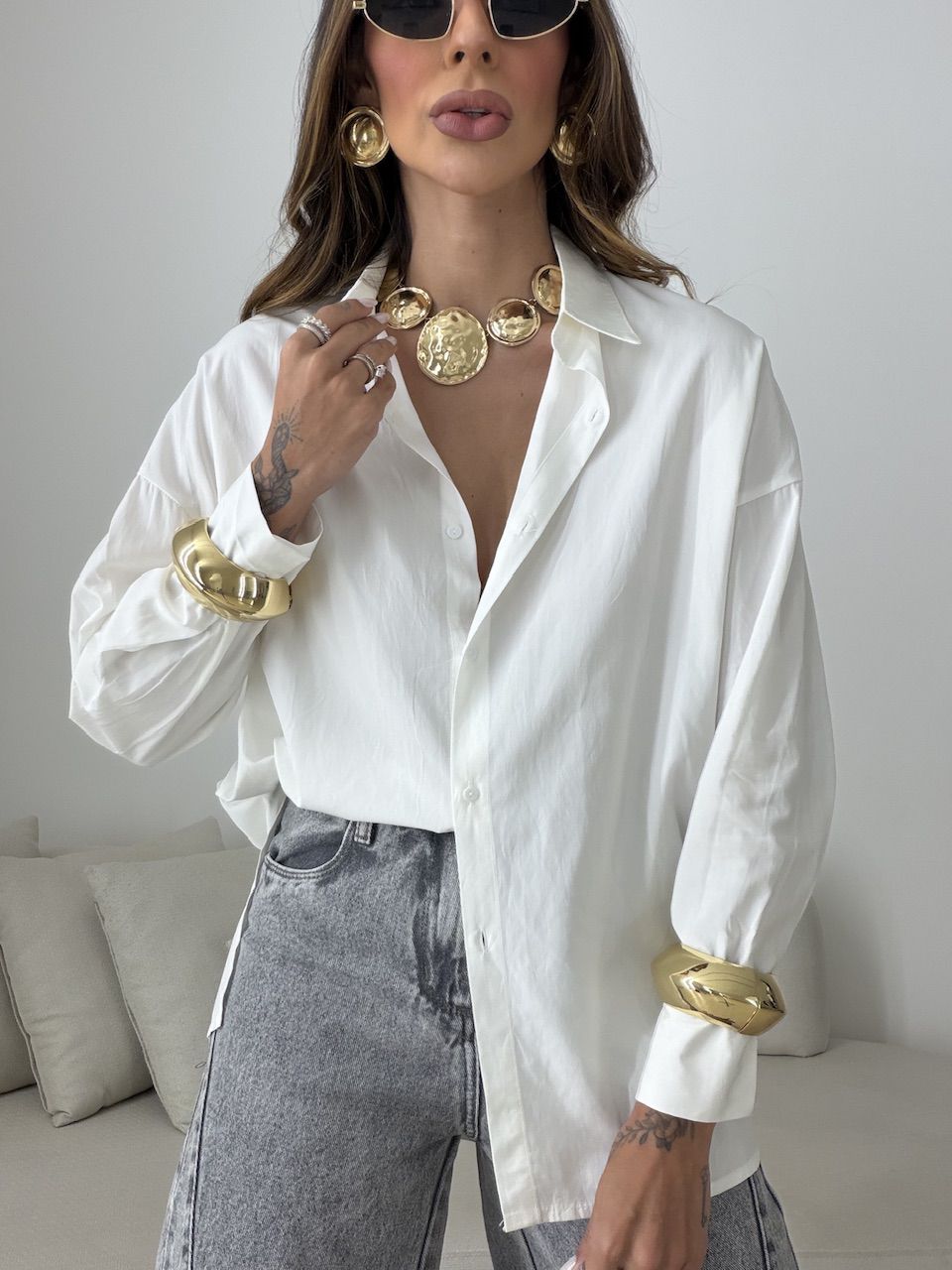 CAMISA ELOÁ OVER OFF