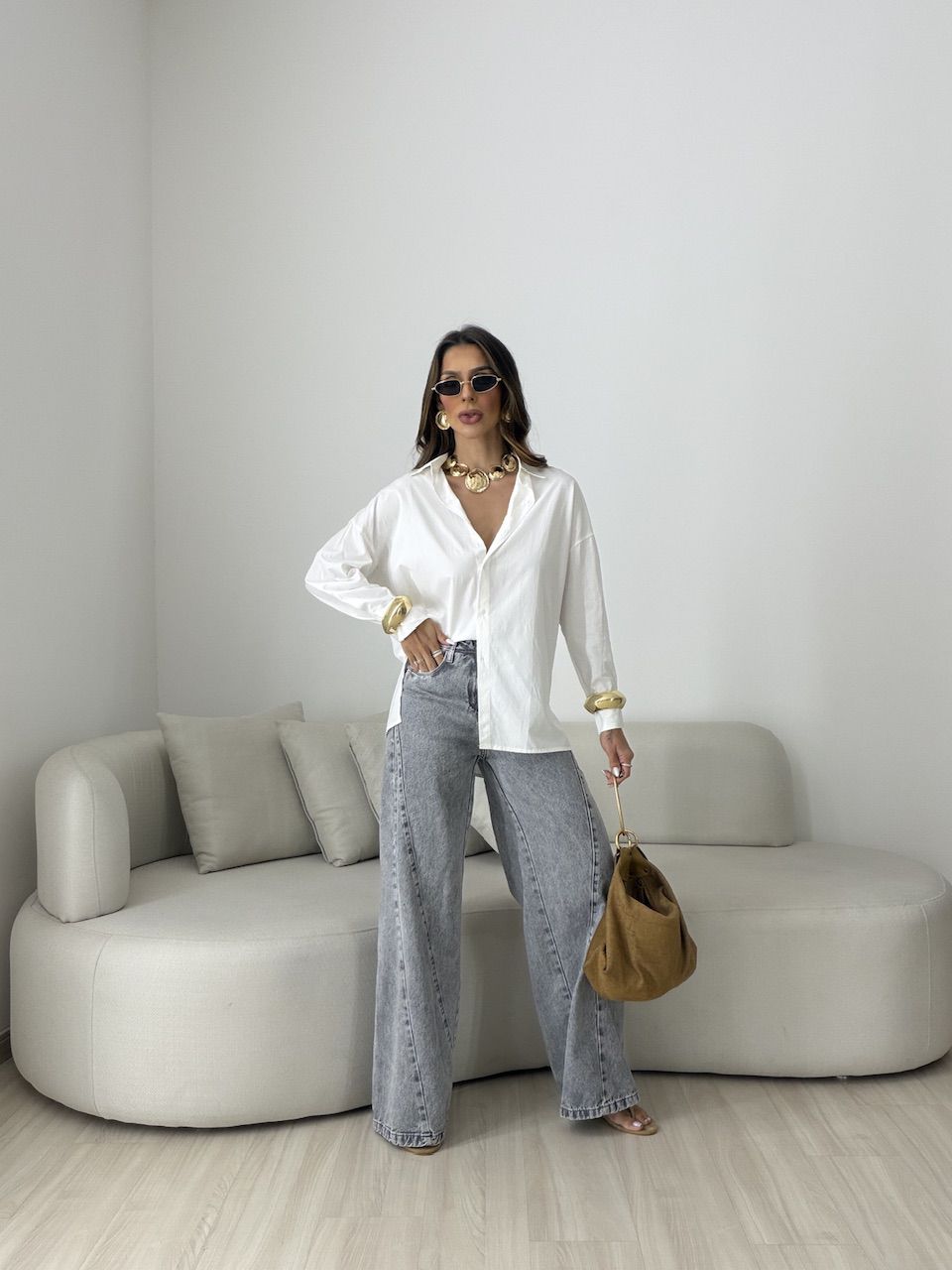 CAMISA ELOÁ OVER OFF