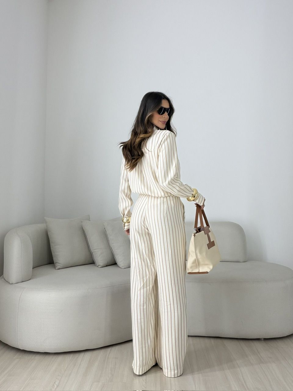 CONJUNTO ALANA LISTRAS AREIA