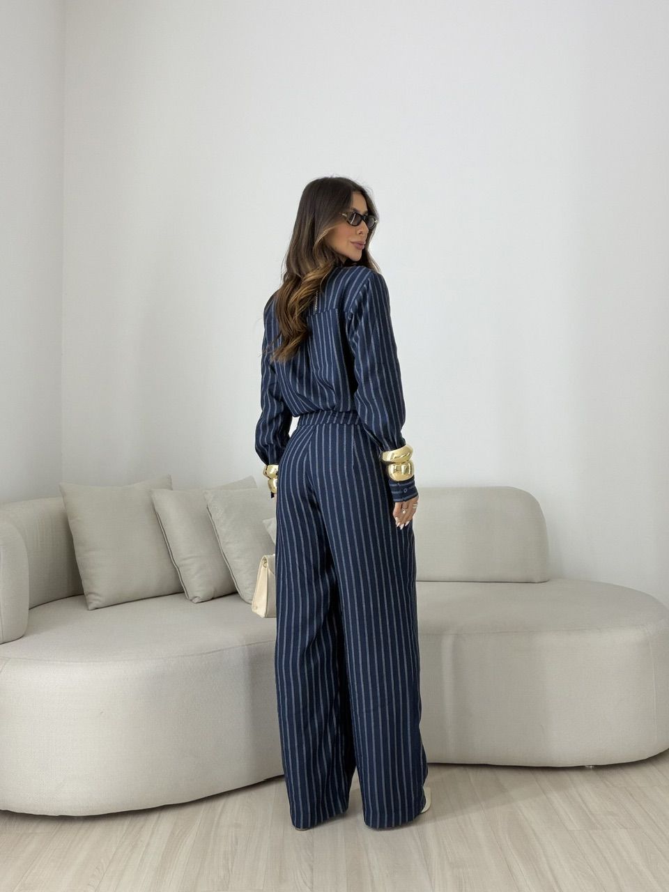 CONJUNTO ALANA LISTRAS MARINHO