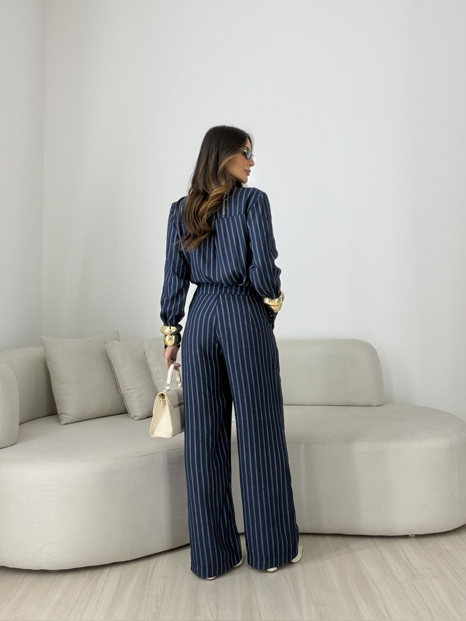 CONJUNTO ALANA LISTRAS MARINHO