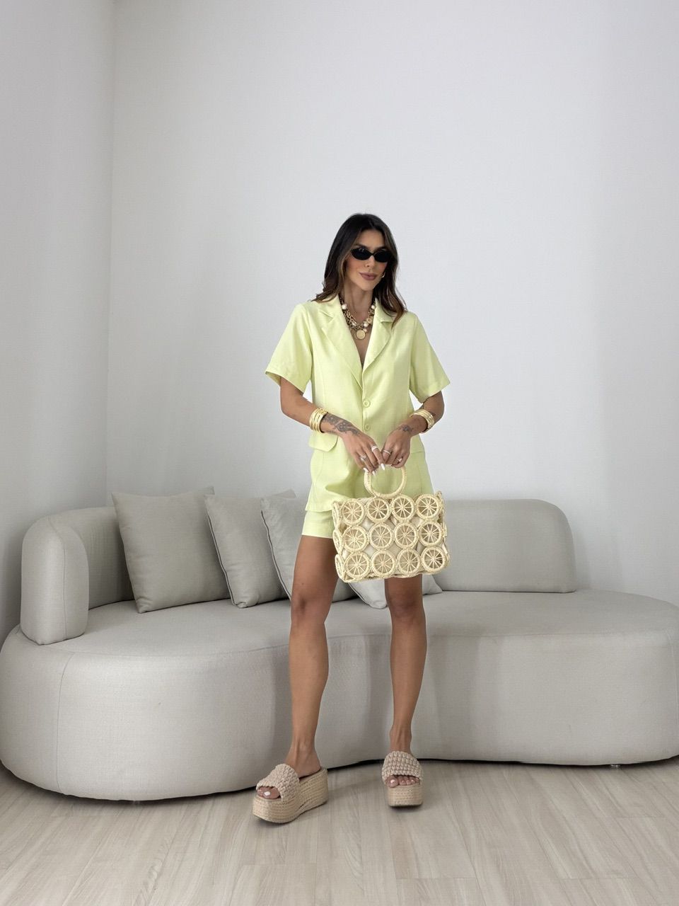 CONJUNTO ESTER SHORT LIMA
