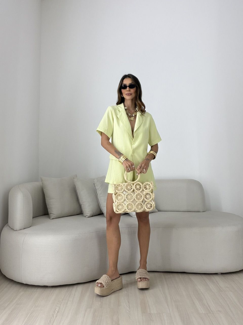 CONJUNTO ESTER SHORT LIMA